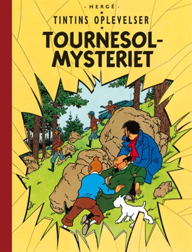 Tintin: Tournesol-mysteriet - retroudgave forside